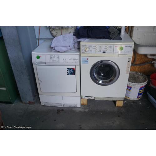 Wäschetrockner + Waschmaschine AEG