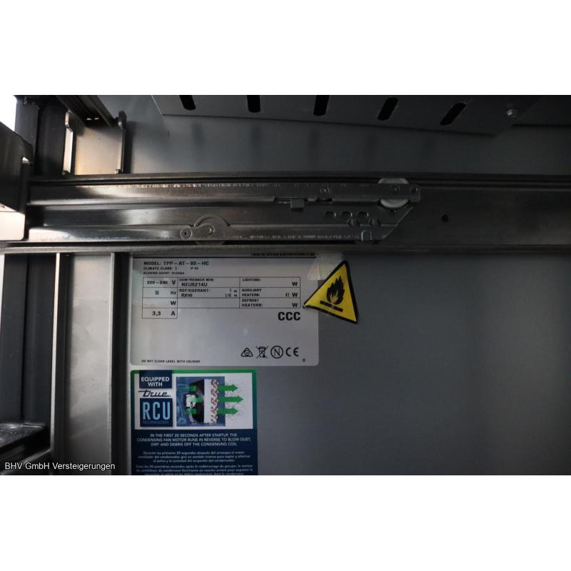 Edelstahlkühltisch mit Edelstahlaufsatz (rollbar) True Manufacturing TPP-AT-93-HC
