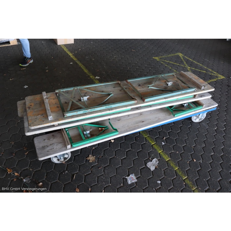 Posten Bierzeltgarnitur mit Rollwagen Rollcart 02-1320