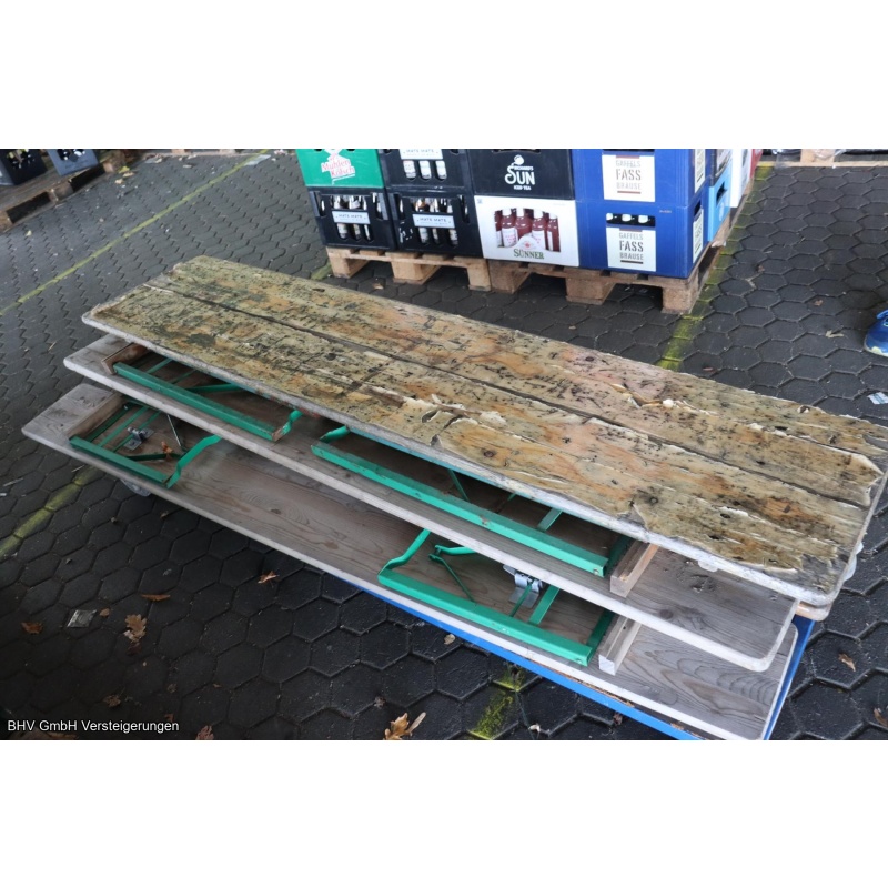 Posten Bierzeltgarnitur mit Rollwagen Rollcart 02-1320