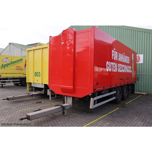 Anhänger Schankwand Tandem mit Hebebühne (K - AP 2161) K+G Tec GmbH  ZPA 18