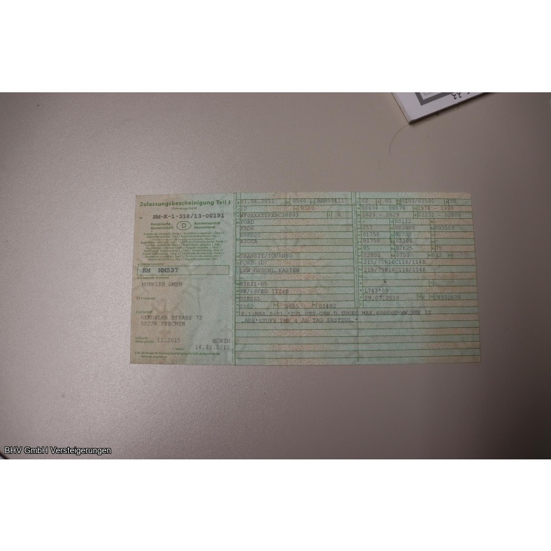 LKW geschl. Kasten (BM - NM 537) Ford Transit