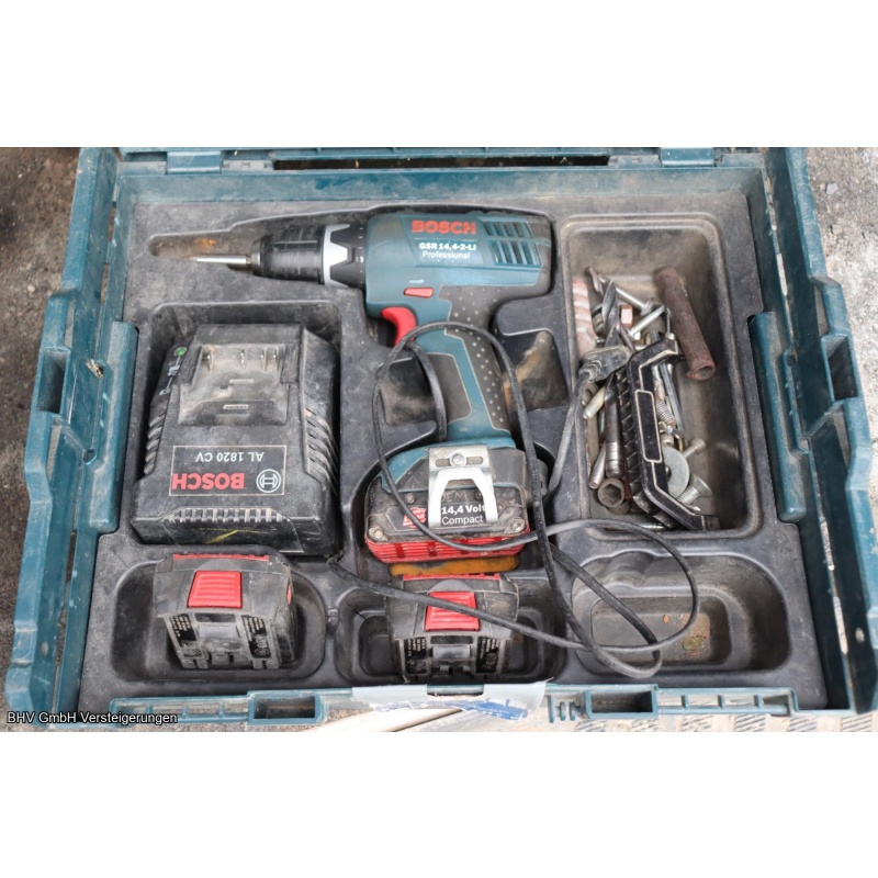 Akkuschrauber (im Koffer) Bosch (blau) GSR 14,4-2-LI