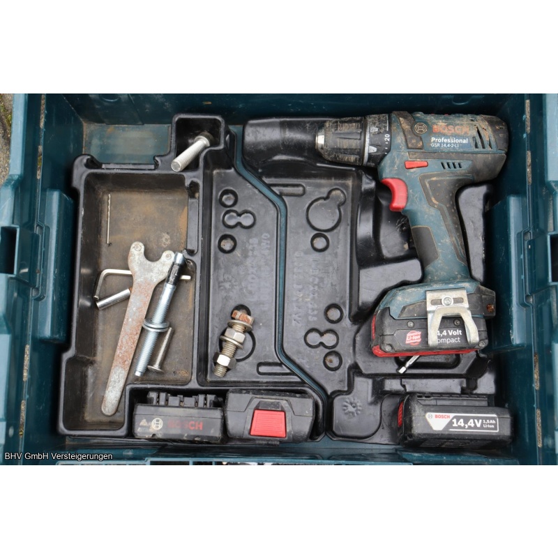 Akkuschrauber (im Koffer) Bosch (blau) GSR 14,4-2 LI
