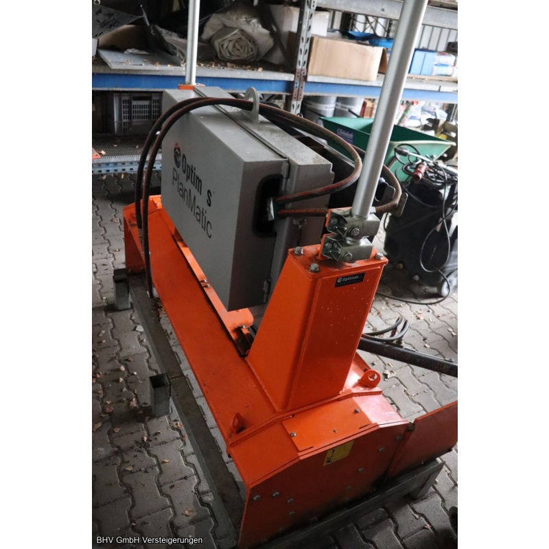Planiergerät – vollautomatisch Optimas Plan Matic, Steuerbox, 2x Leica Laserempfänger, Joystick
