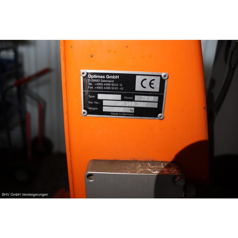 Planiergerät – vollautomatisch Optimas Plan Matic, Steuerbox, 2x Leica Laserempfänger, Joystick