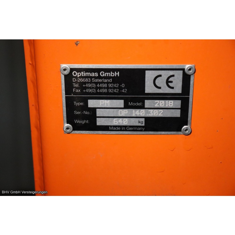 Planiergerät – vollautomatisch Optimas Plan Matic, Steuerbox, 2x Leica Laserempfänger, Joystick