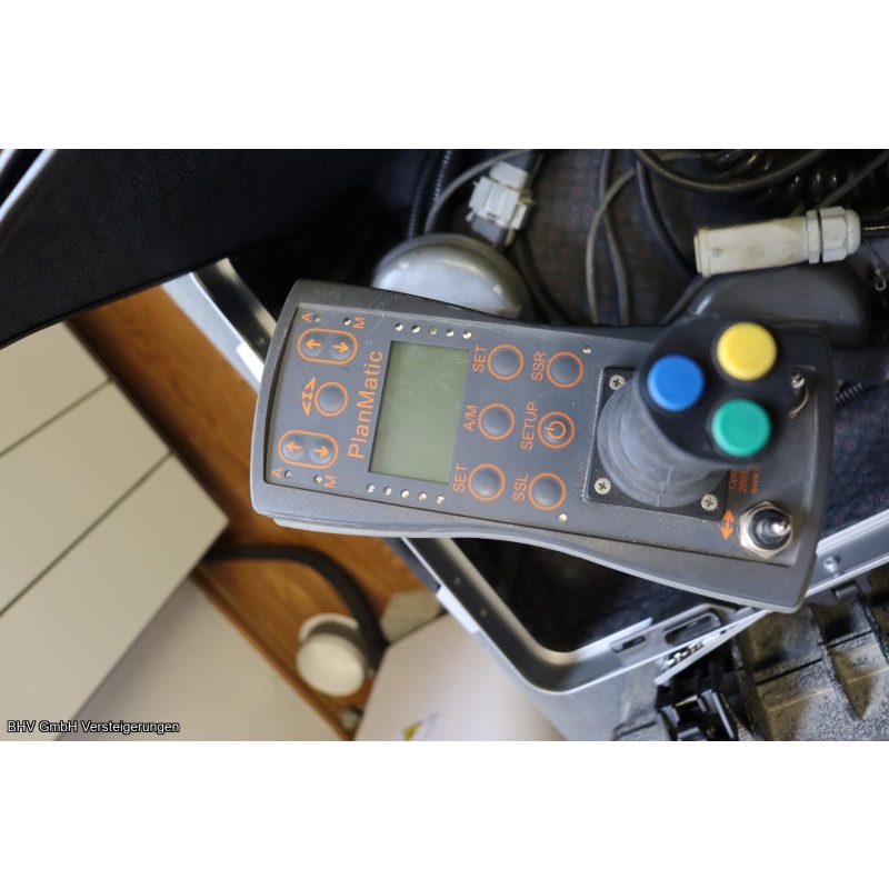 Planiergerät – vollautomatisch Optimas Plan Matic, Steuerbox, 2x Leica Laserempfänger, Joystick