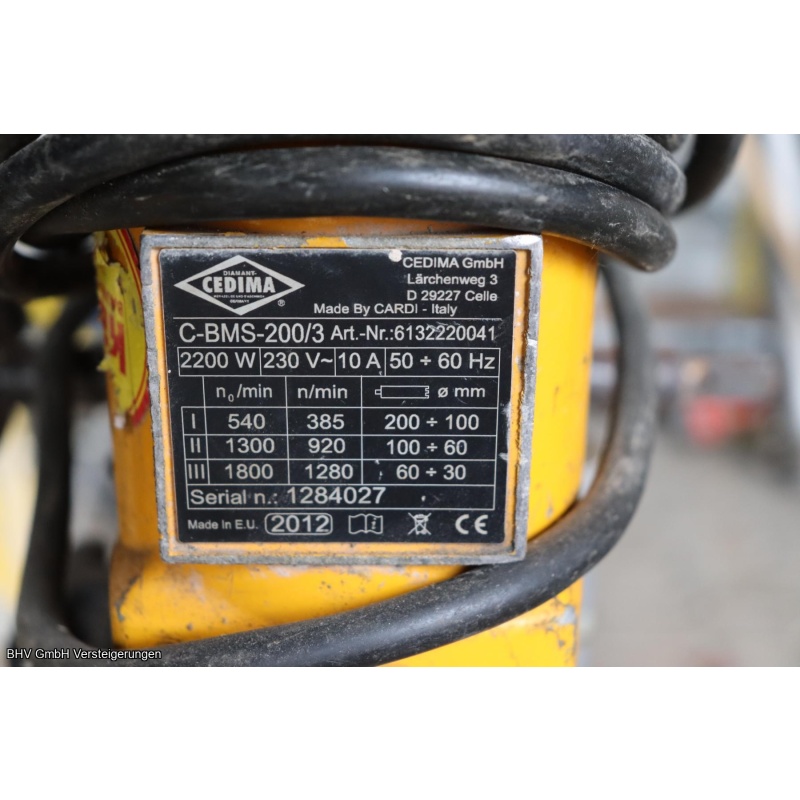 Kernbohrgerät Cedima C-BMS-200/3
