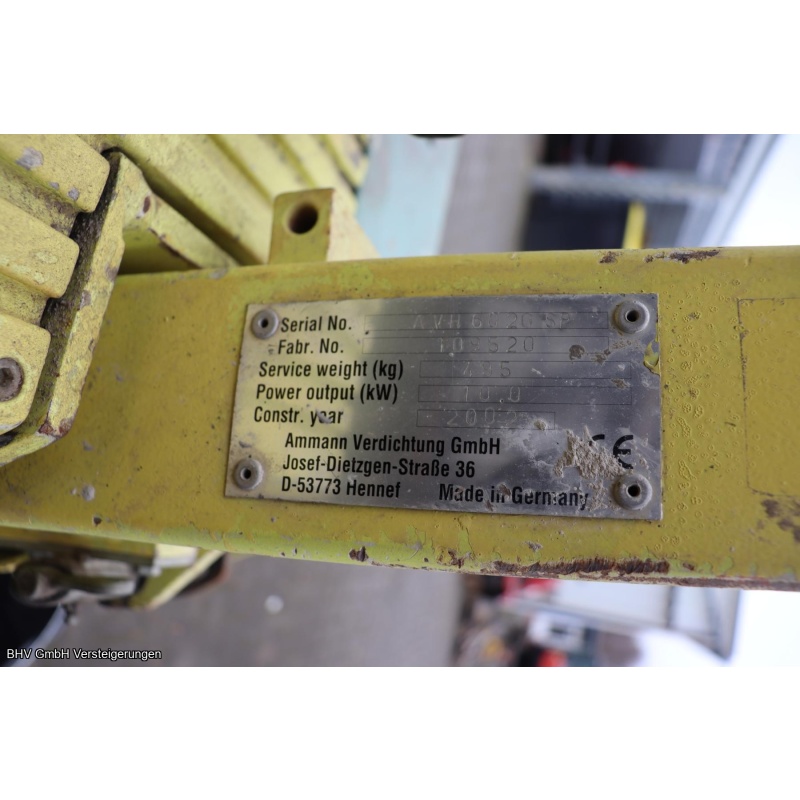 Rüttelplatte (defekt) Ammann AVH 6020 SP