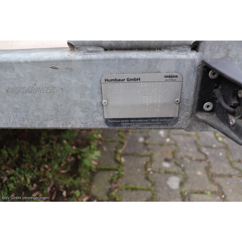 Baumaschinenanhänger (BM - NM 38) Humbaur HS 353516 Profi