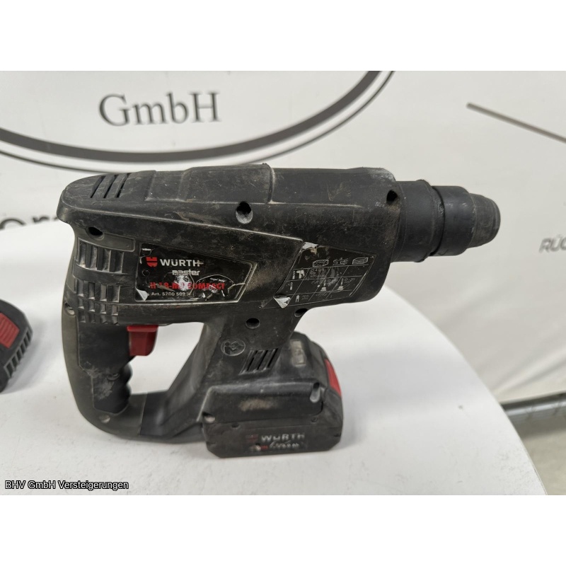 Akkuschrauber + Akku-Bohrhammer Würth Master