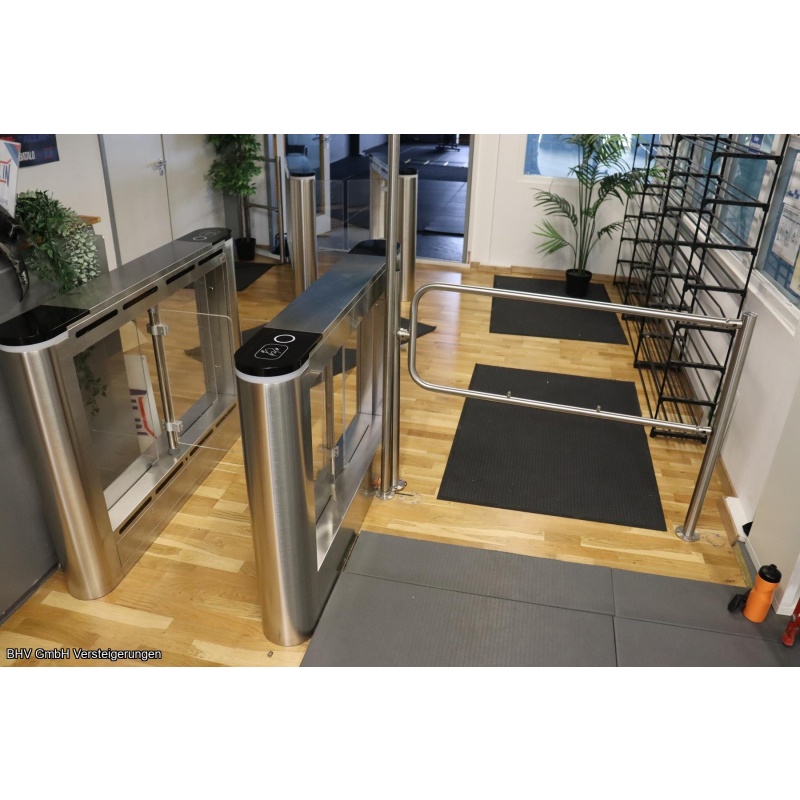 Elektronische Zugangsschleuse / Speed Gate mit RFID-Leser PSTEC