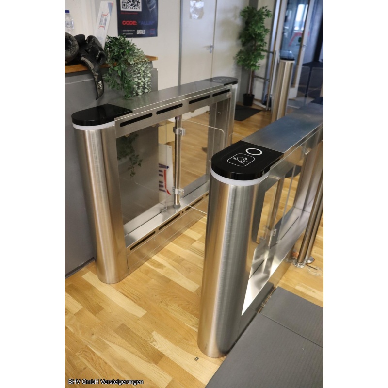 Elektronische Zugangsschleuse / Speed Gate mit RFID-Leser PSTEC