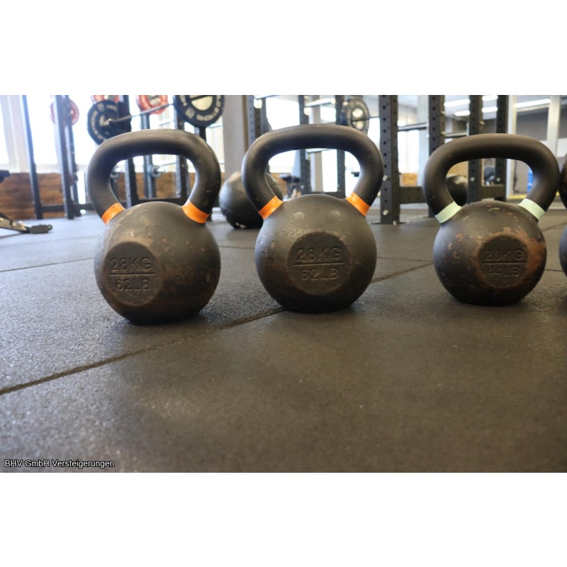 Kettlebell-Set in verschiedenen Gewichtsklassen
