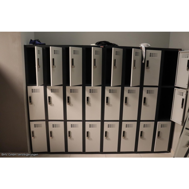 Schließfachsystem 12 Fächer (5 Stück)