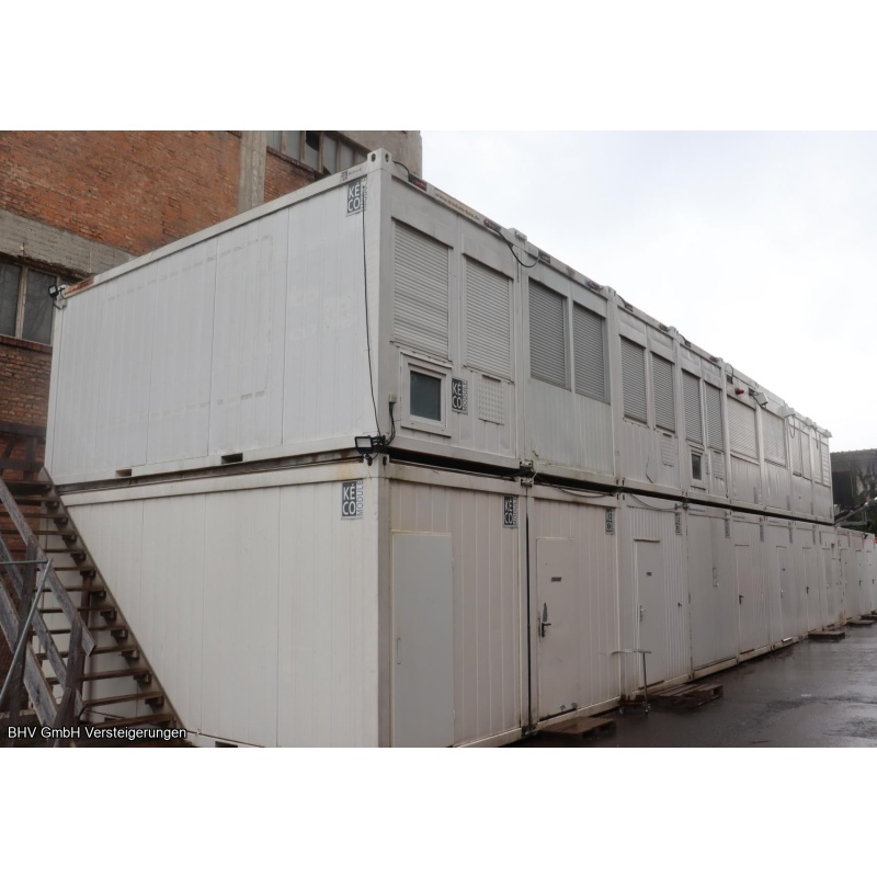 Posten Bürocontainer / Sanitärcontainer (Stückzahl: 19) - KECO Module