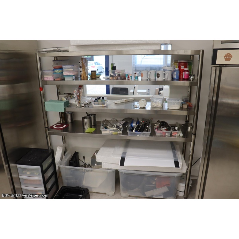 Edelstahlregal