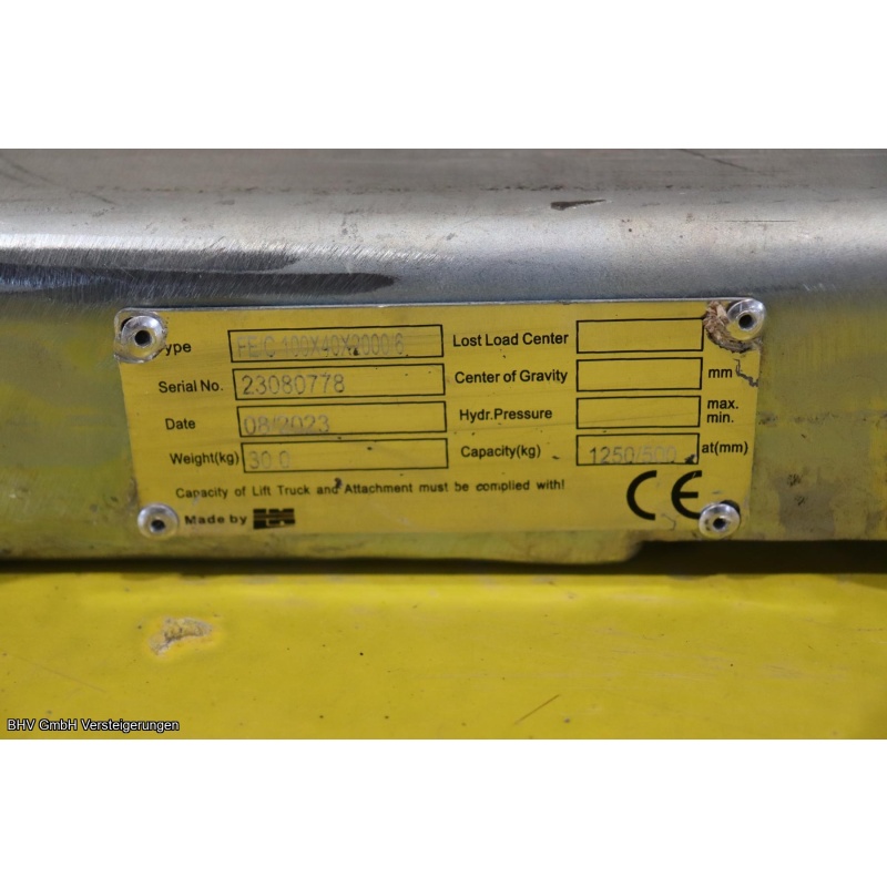 Stapler - Gabelverlängerungen  FE/C 100X