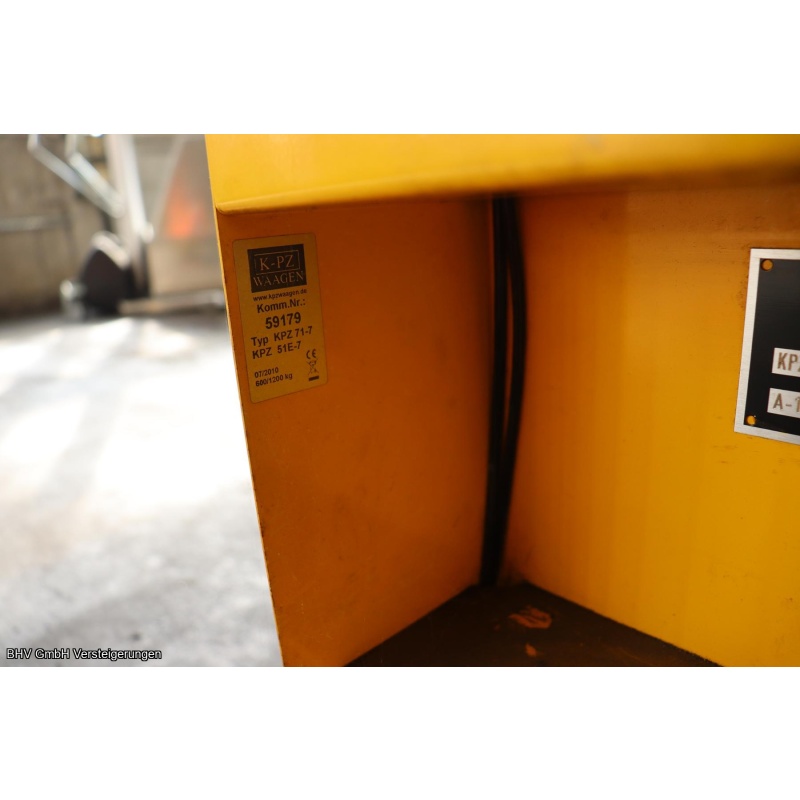 Hubwagen mit Waage KPZwaagen K-PZ 71-7