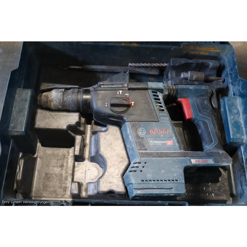 Akku-Bohrhammer (im Koffer) Bosch (blau) GBH 18 V-26 F