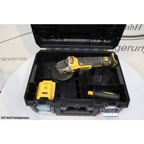 Akku-Winkelschleifer (im Koffer) DeWalt DCG 405
