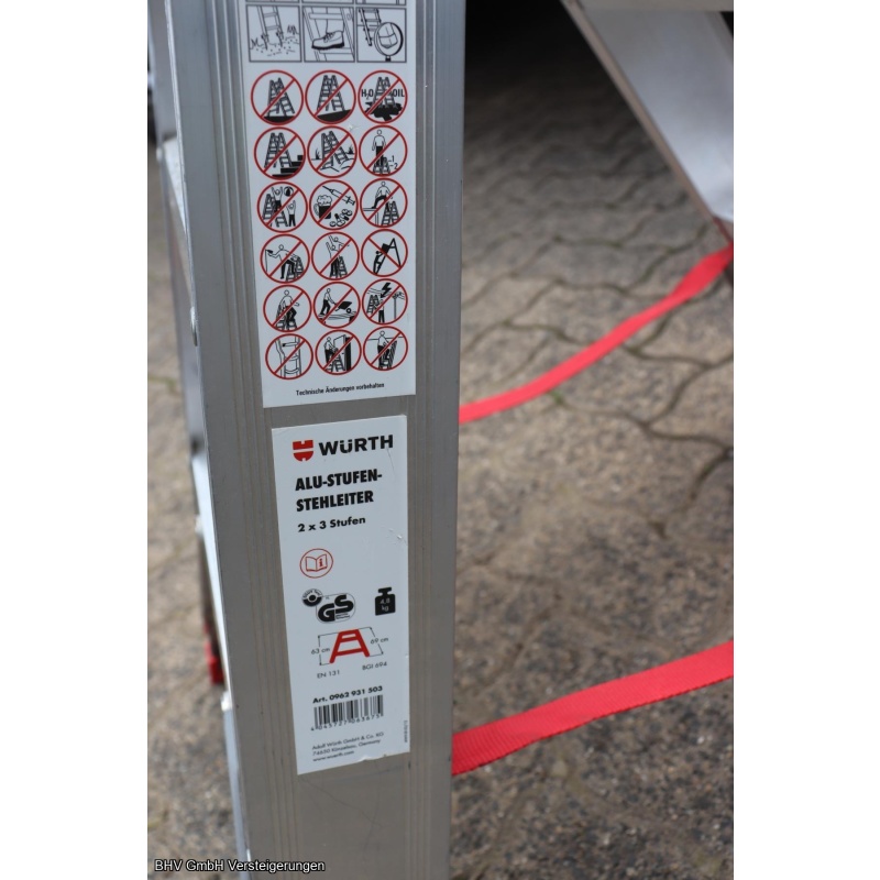 Aluminium Trittleiter Würth