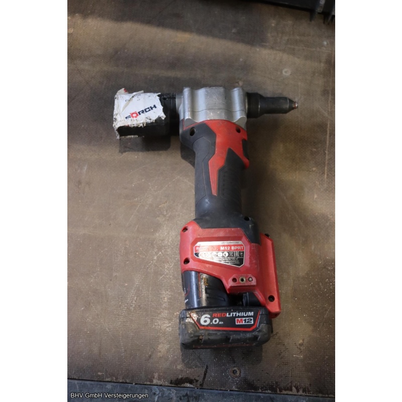Akku-Nietwerkzeug Milwaukee M12 BPRT