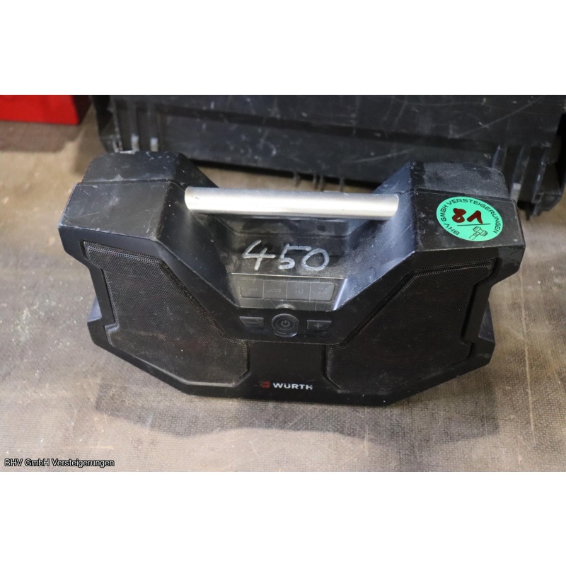 Akku-Bluetooth Lautsprecher Würth Master BTS 18-40