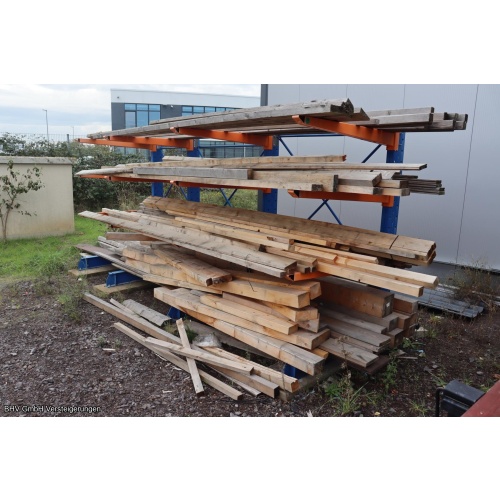 Kragarmregal (einseitig) ohne Inhalt