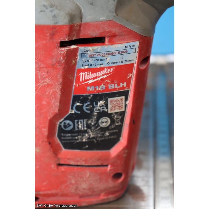 Akku-Kombibohrhammer Milwaukee M18 BLH