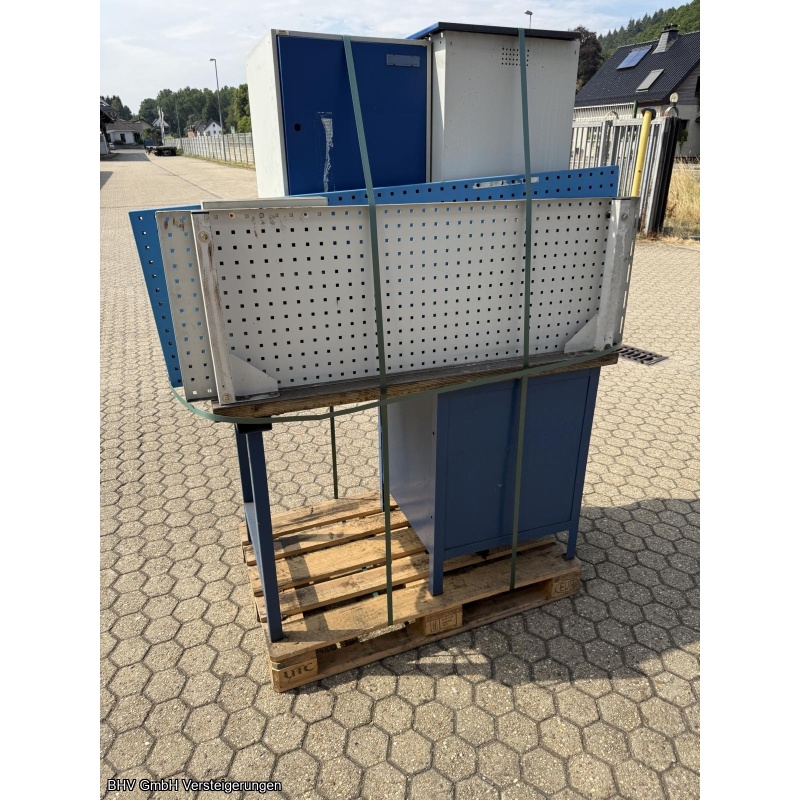 Werkbank mit Lochrückwand