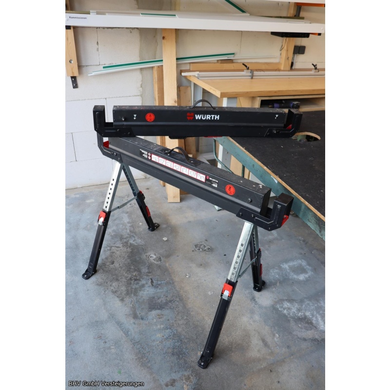 Höhenverstellbarer Unterstellbock / Montagebock-Set Würth