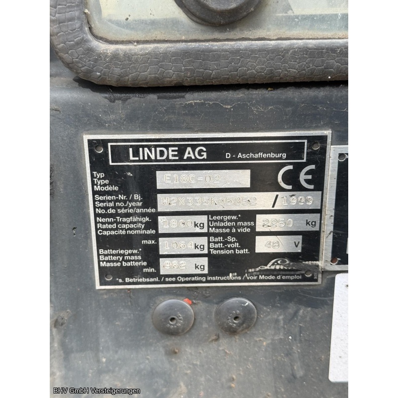 Elektro Gabelstapler Linde