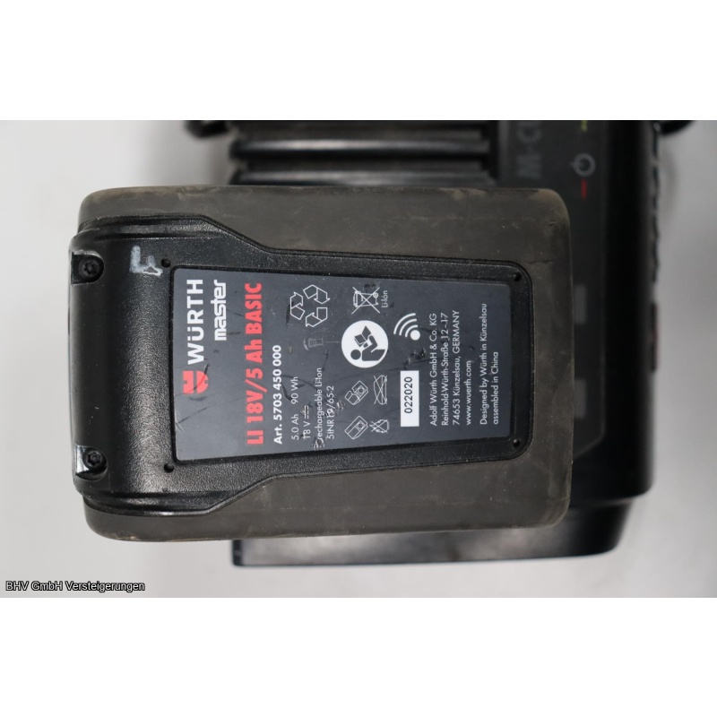 Akkustaubsauger Würth Master AMTS 18L Compact