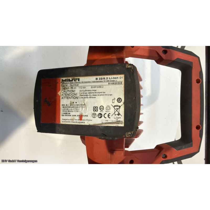 Akku-Baustrahler Hilti SL 6-A22