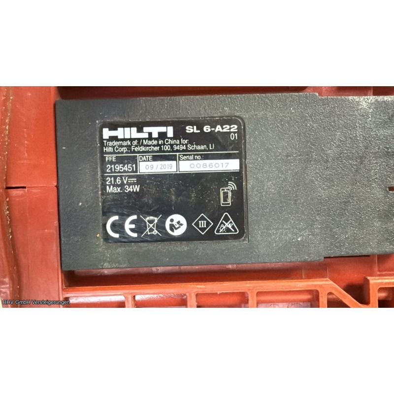 Akku-Baustrahler Hilti SL 6-A22