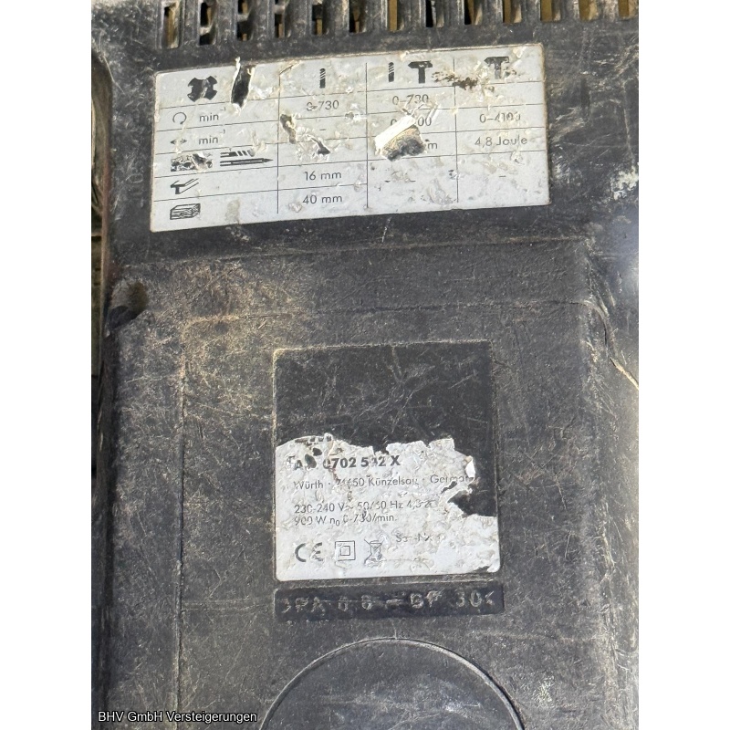 Bohrhammer Würth Master BMH 32-XE