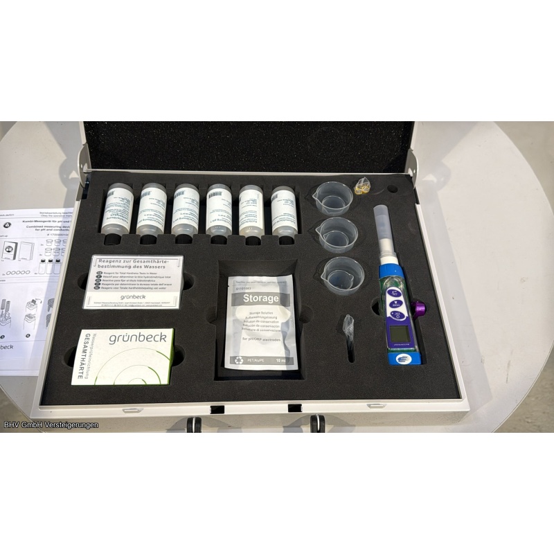 Analysen-Koffer (pH / LF / Gesamthärte) Grünbeck Geno-therm