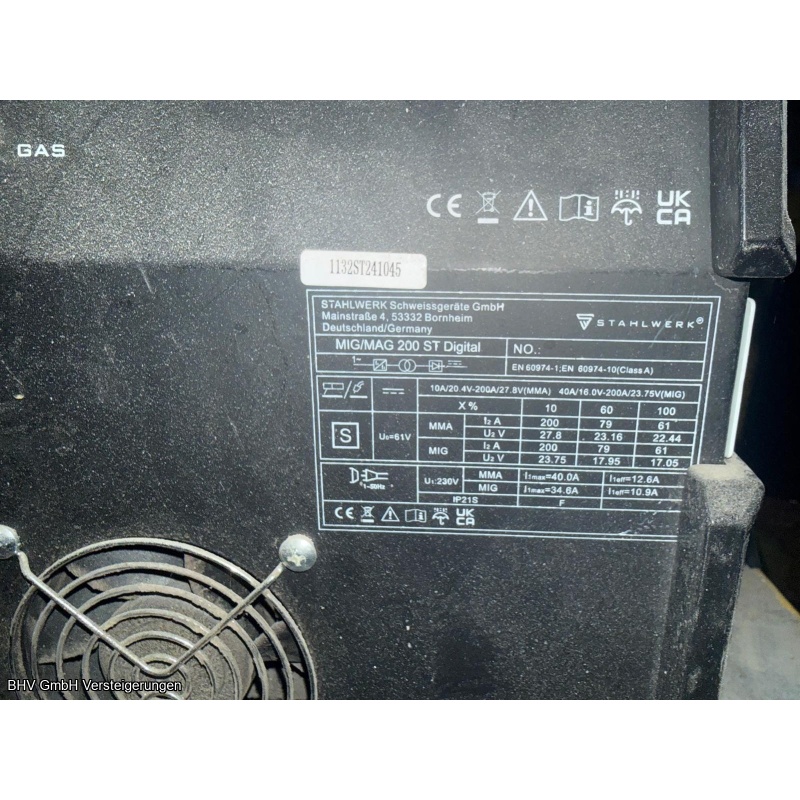 MIG-MAG + WIG Schweißgeräte Stahlwerk