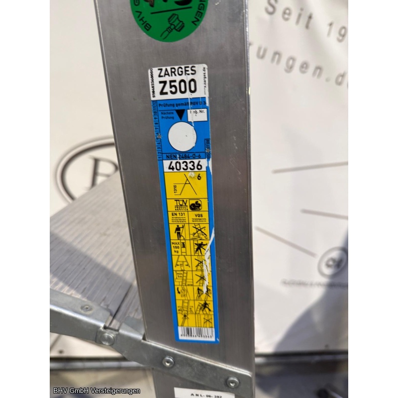 Aluminium-Standleiter Zarges Z 500